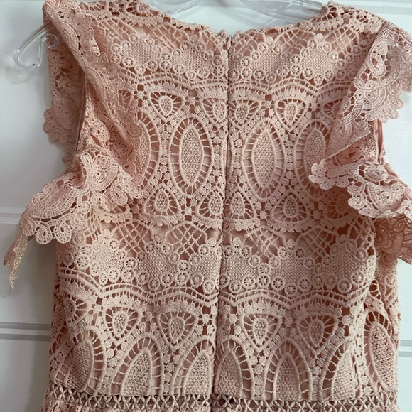J.O.A. Blush Lace Dress - Picture 4 of 5
